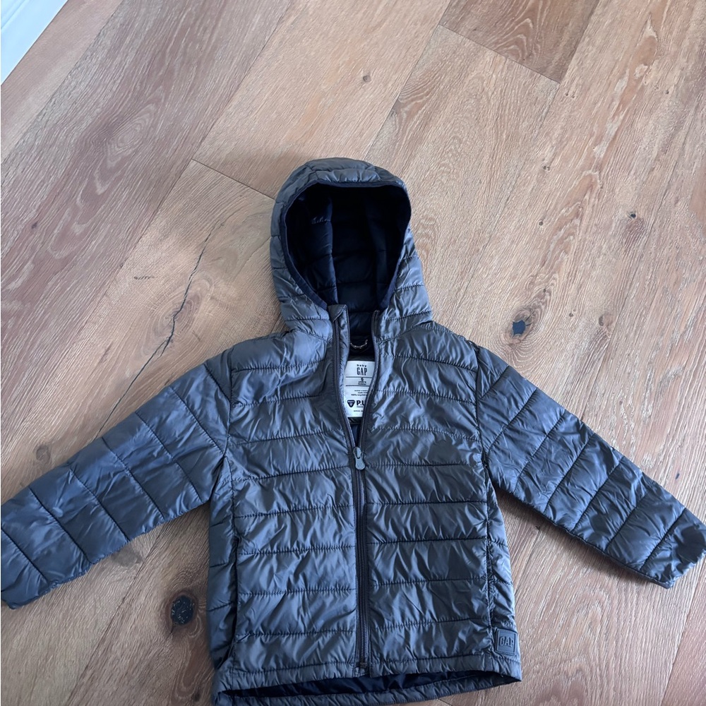 Kids Gray Puffer Jacket